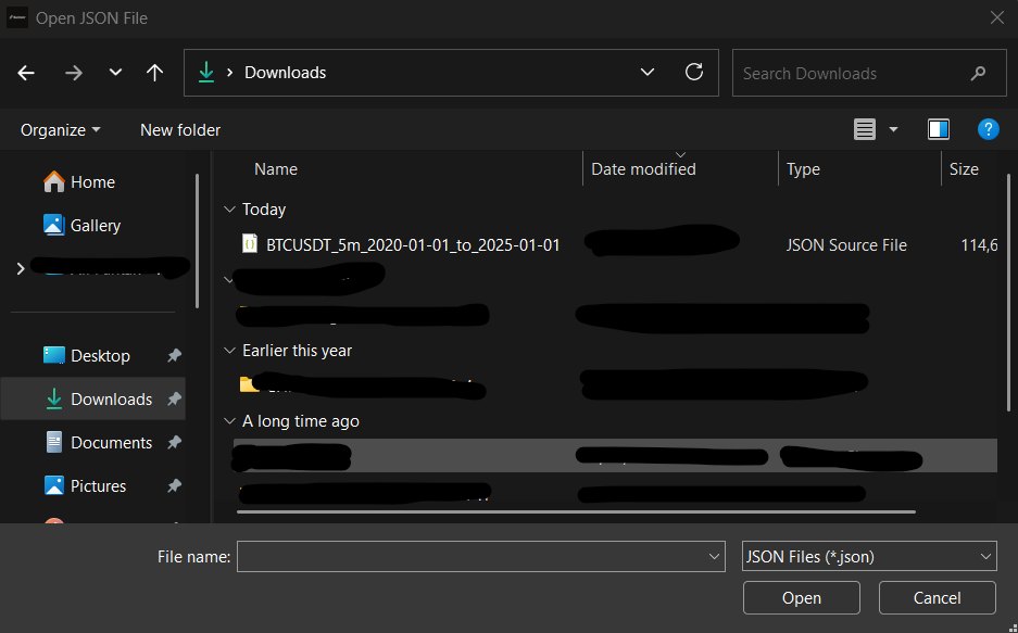 Loading Data with button image